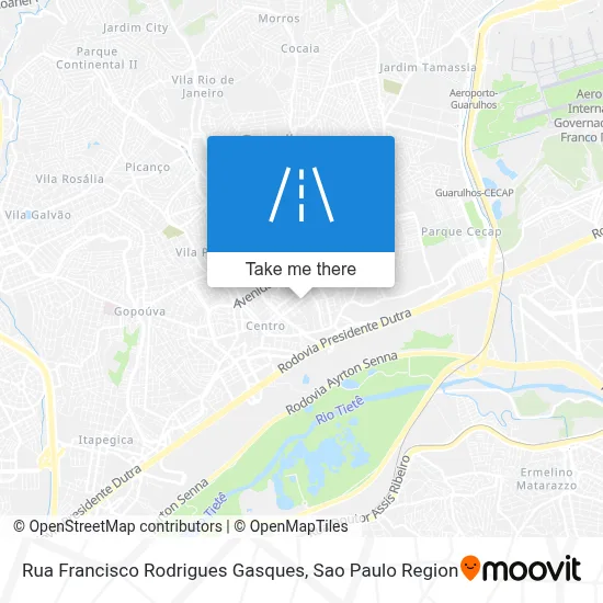 Rua Francisco Rodrigues Gasques map