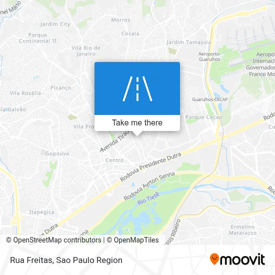 Rua Freitas map