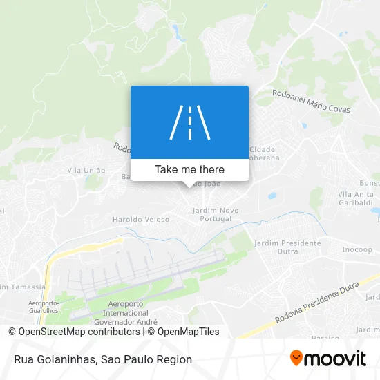 Rua Goianinhas map