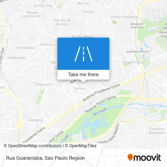 Rua Guaraciaba map