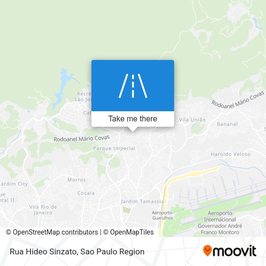 Rua Hideo Sinzato map