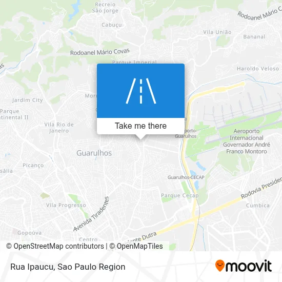 Rua Ipaucu map
