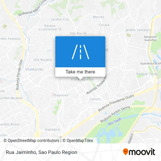 Rua Jaiminho map