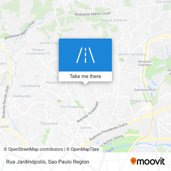 Rua Jardinópolis map