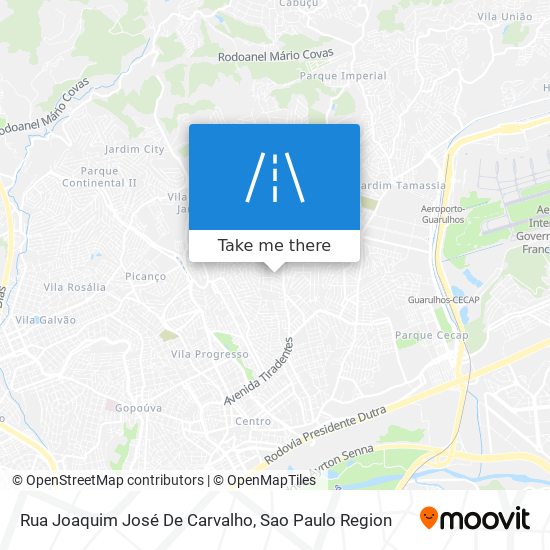 Rua Joaquim José De Carvalho map