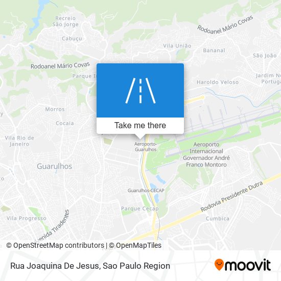 Rua Joaquina De Jesus map