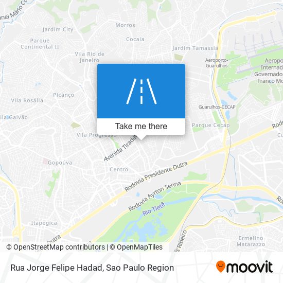 Rua Jorge Felipe Hadad map