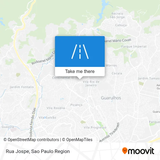 Rua Jospe map