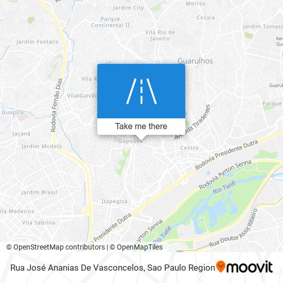 Rua José Ananias De Vasconcelos map