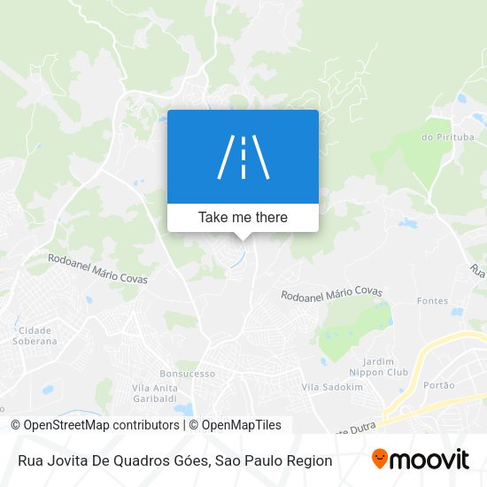 Rua Jovita De Quadros Góes map