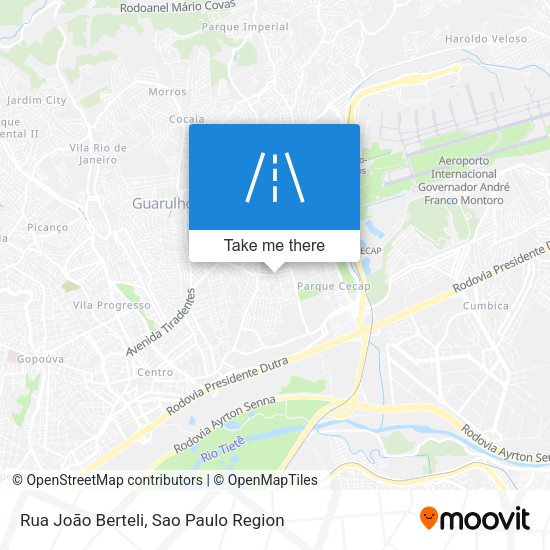 Rua João Berteli map