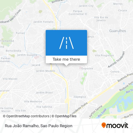 Mapa Rua João Ramalho