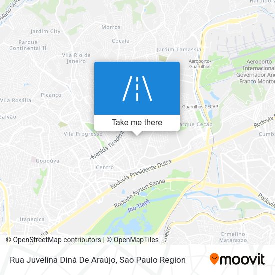 Rua Juvelina Diná De Araújo map
