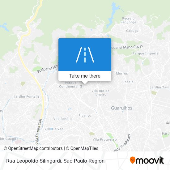 Rua Leopoldo Silingardi map