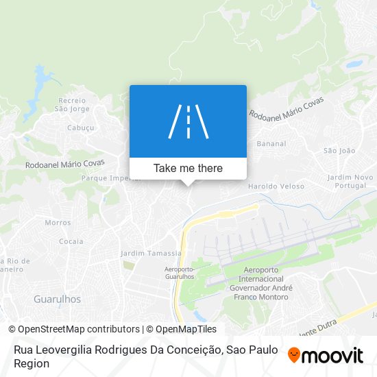 Mapa Rua Leovergilia Rodrigues Da Conceição