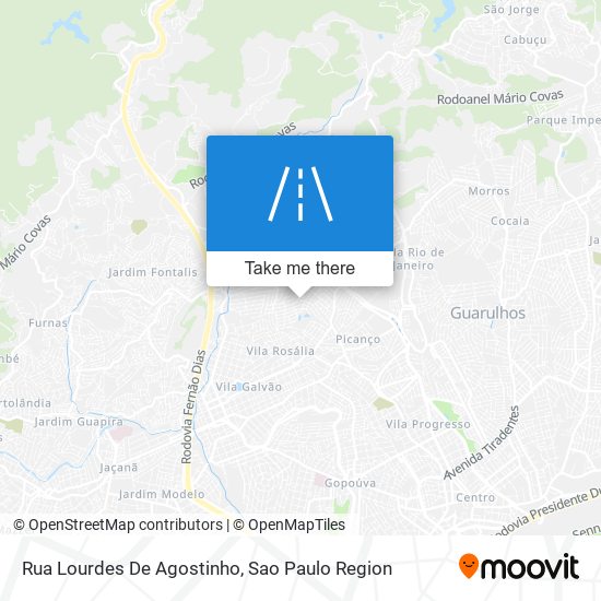 Rua Lourdes De Agostinho map