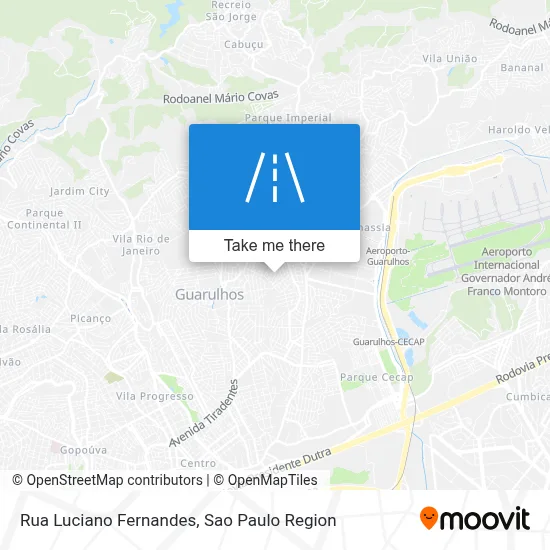 Rua Luciano Fernandes map