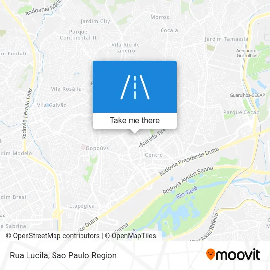 Rua Lucila map