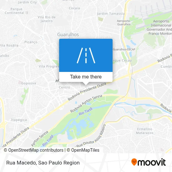 Rua Macedo map