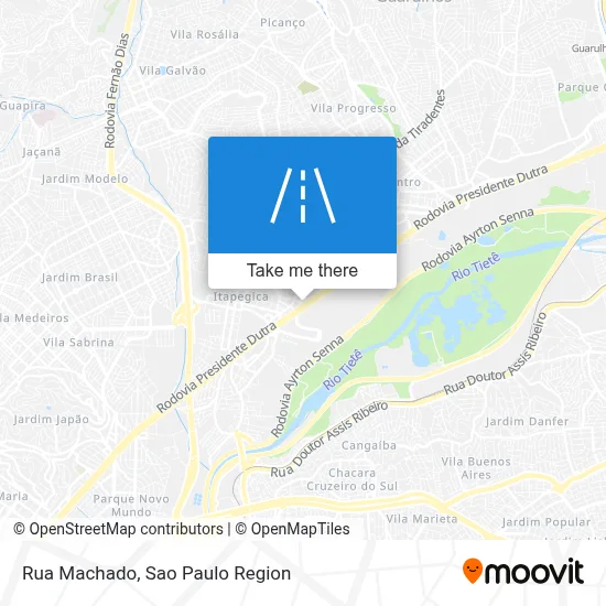 Rua Machado map