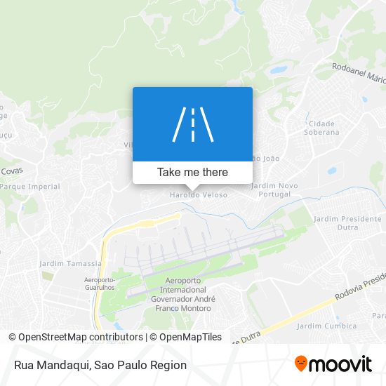 Mapa Rua Mandaqui