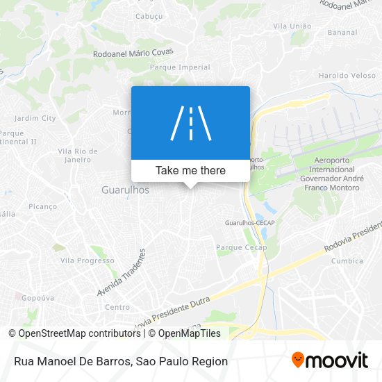 Rua Manoel De Barros map