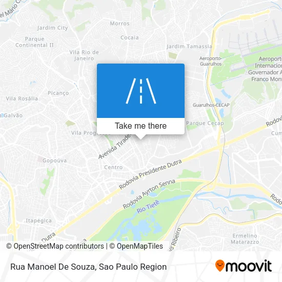 Rua Manoel De Souza map