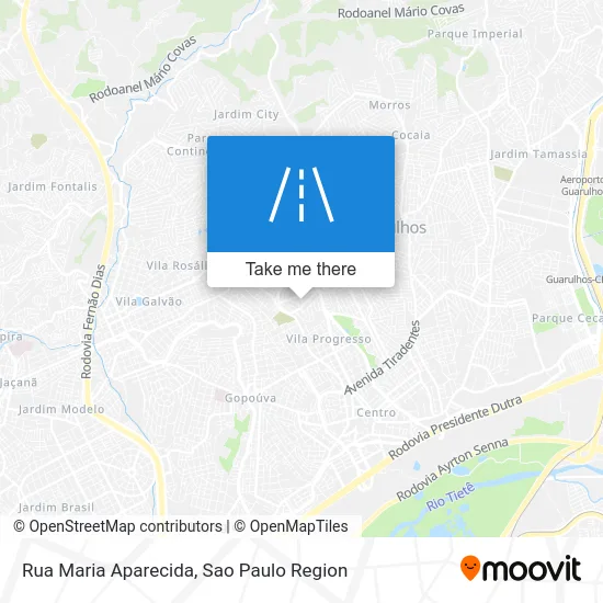 Rua Maria Aparecida map