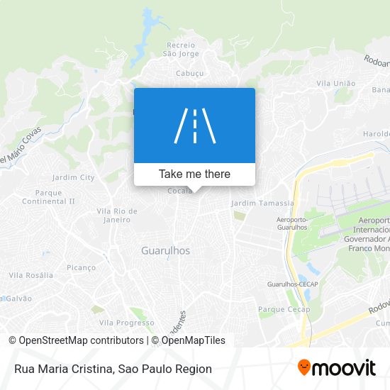 Rua Maria Cristina map