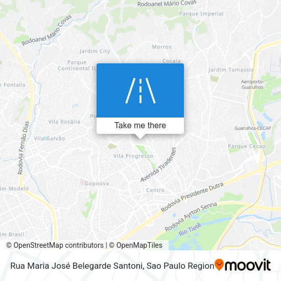 Rua Maria José Belegarde Santoni map