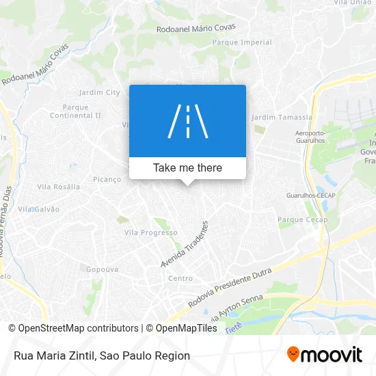 Rua Maria Zintil map
