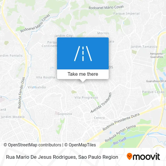 Rua Mario De Jesus Rodrigues map