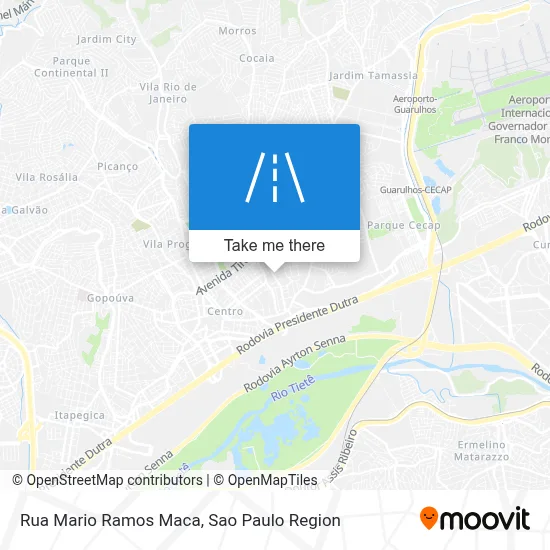 Rua Mario Ramos Maca map