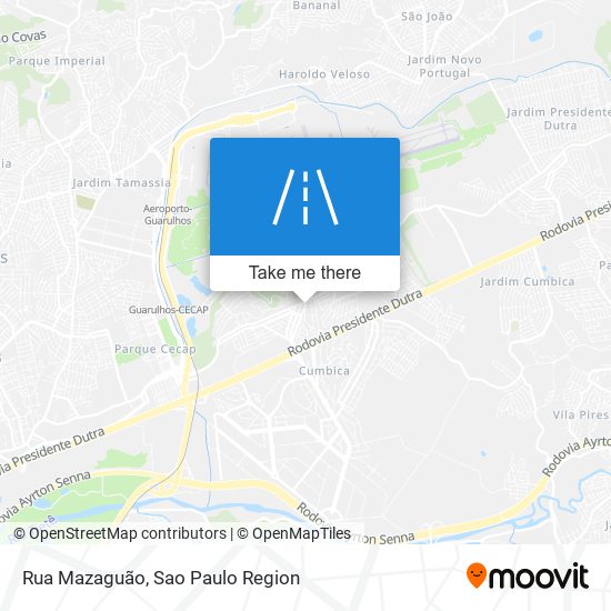 Rua Mazaguão map