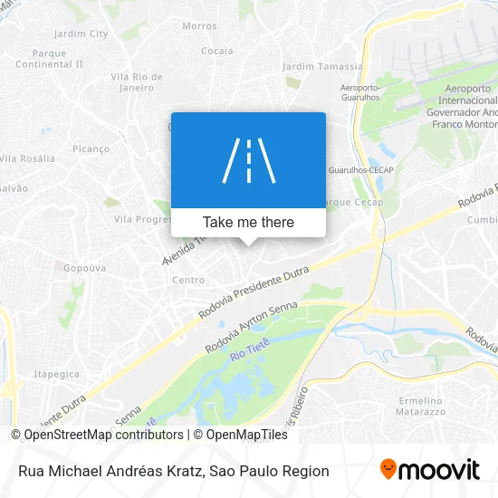 Rua Michael Andréas Kratz map