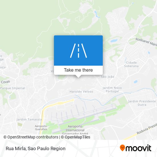 Mapa Rua Mirla