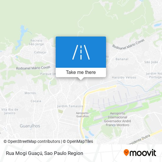 Rua Mogi Guaçú map