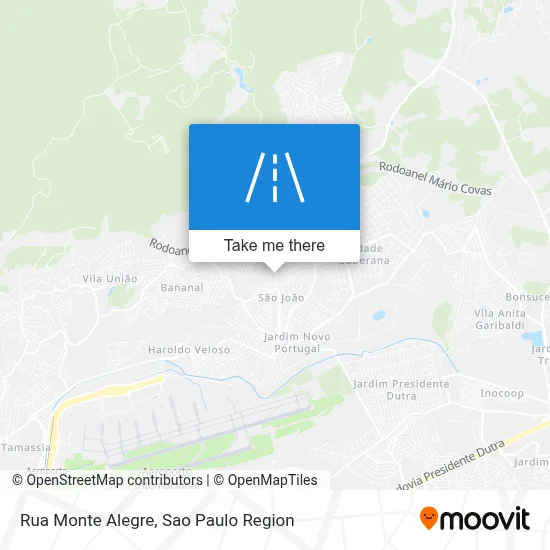 Rua Monte Alegre map
