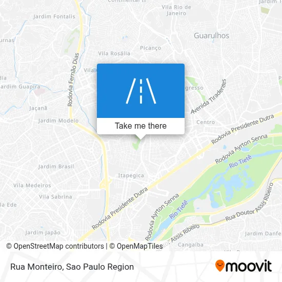 Rua Monteiro map