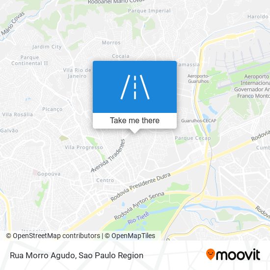 Rua Morro Agudo map