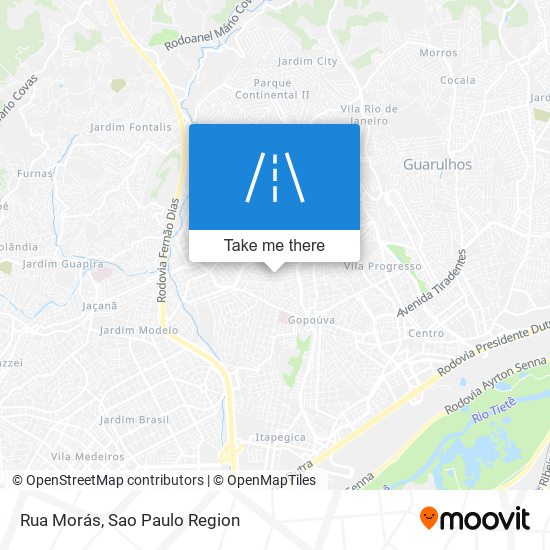 Mapa Rua Morás