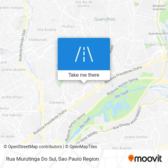 Rua Murutinga Do Sul map
