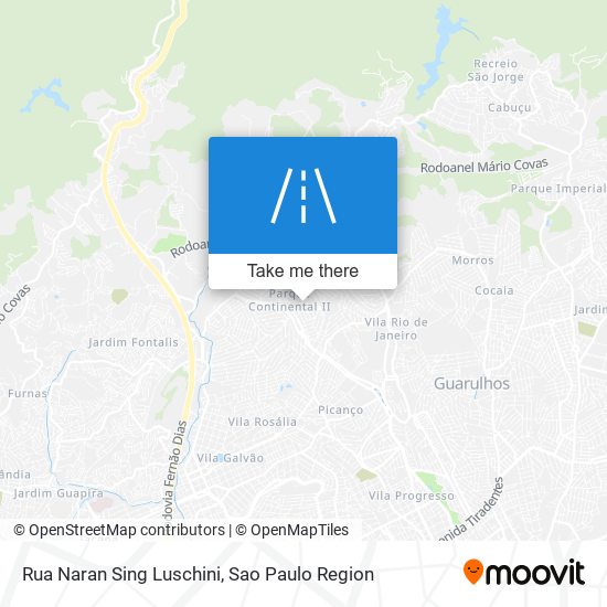 Mapa Rua Naran Sing Luschini