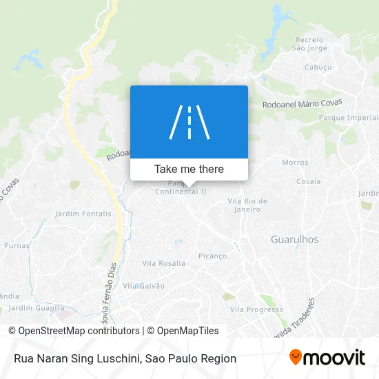 Rua Naran Sing Luschini map