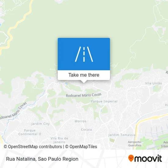 Rua Natalina map