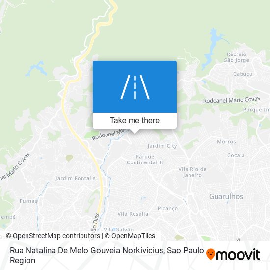 Rua Natalina De Melo Gouveia Norkivicius map