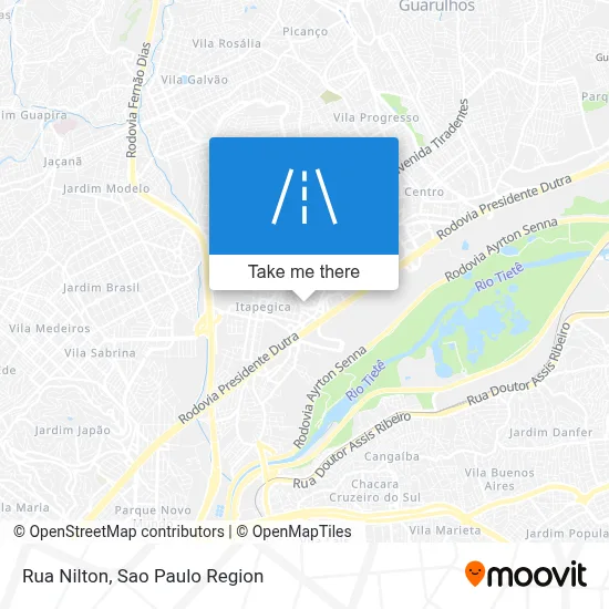 Rua Nilton map