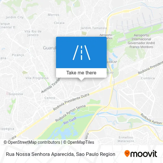 Rua Nossa Senhora Aparecida map