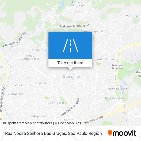 Mapa Rua Nossa Senhora Das Graças