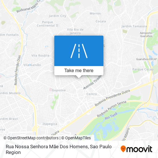 Rua Nossa Senhora Mãe Dos Homens map